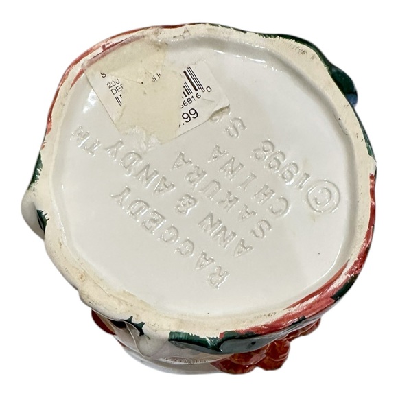 Raggedy Andy 1998 Sakura Hand Painted Coffee Mug - Picture 11 of 11